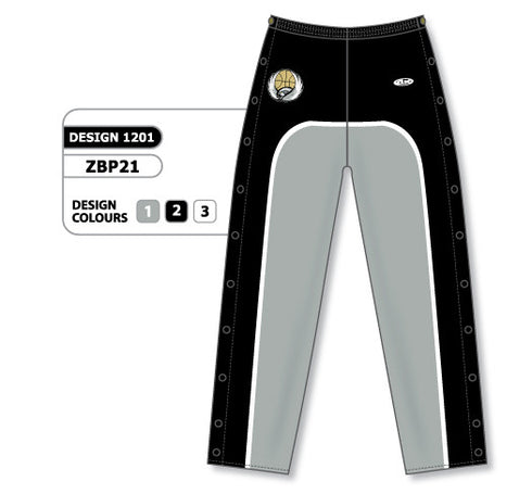 Athletic Knit Custom Sublimated Basketball Warm Up Pant Design 1201 (ZBP21-1201)